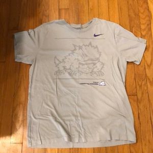 Gray TCU Nike T-shirt Workout shirt